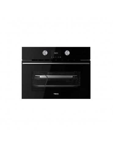 HORNO COMPACTO VAPOR HLC 8470 SC CRISTAL NEGRO TEKA