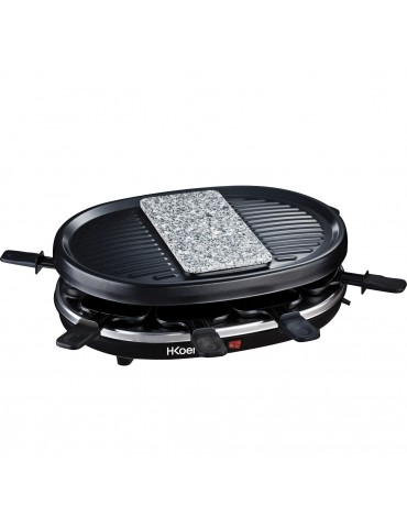 RP80 Raclette/Pierre à griller/Grill 8 pers H.KOENIG