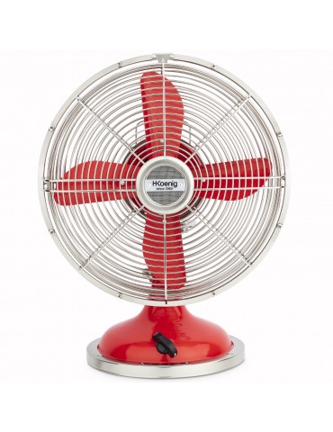 JOE50 Rouge ventilateur H.KOENIG