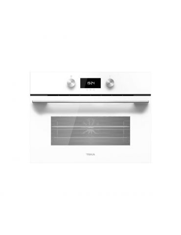HORNO COMPACTO + MICRO HLC 8440 CRISTAL BLANCO TEKA